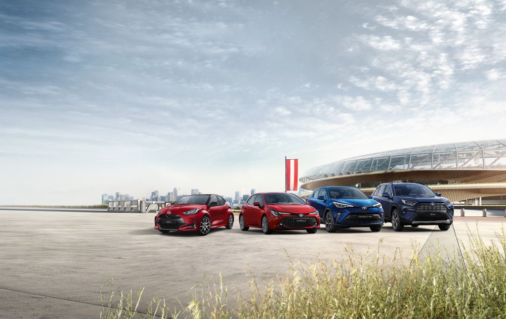 verschieden Toyota Hybrid Modelle